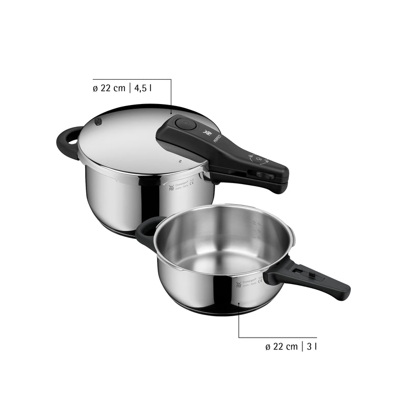 WMF Perfect Pressure Cooker Set 22cm, 3L & 4.5L