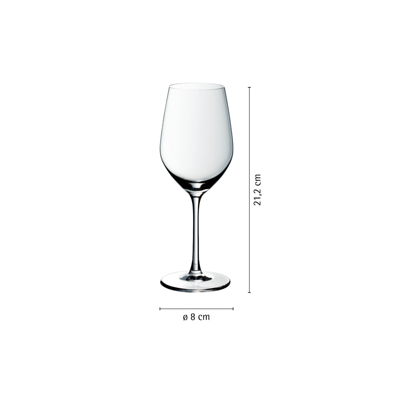 WMF Easy Plus White Wine Glass Set 6-piece