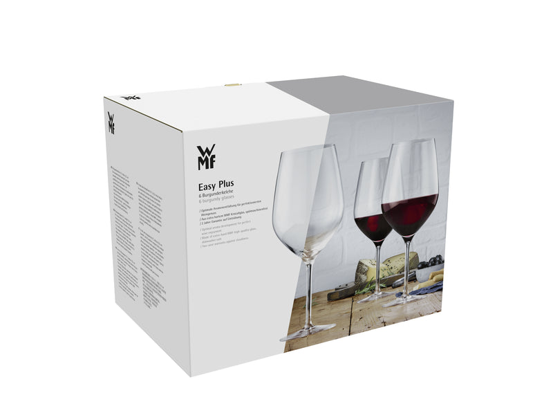 WMF Easy Plus Burgundy Wine Glass Set 6-piece