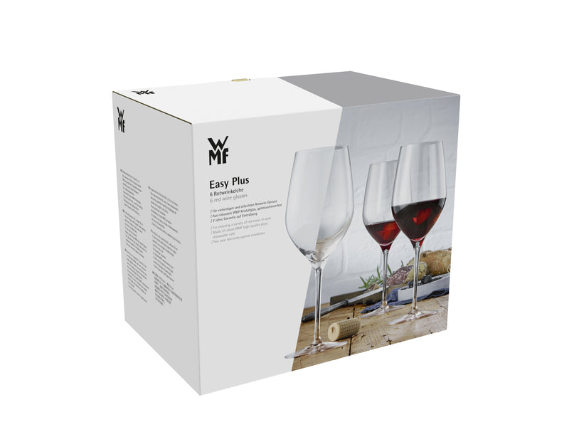 WMF Easy Plus Red Wine Glass Set 6-piece