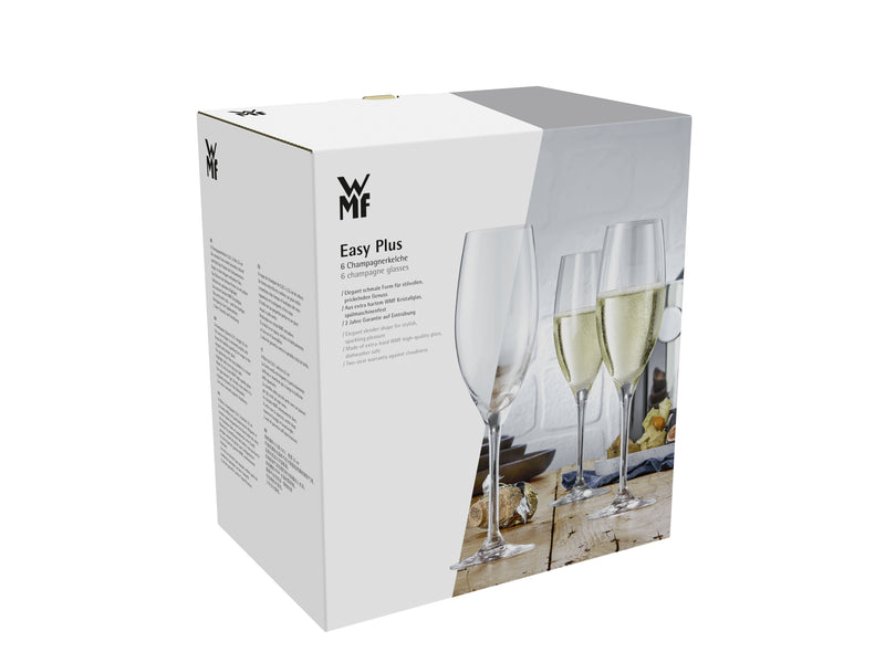 WMF Easy Plus Champagne Glass Set 6-piece