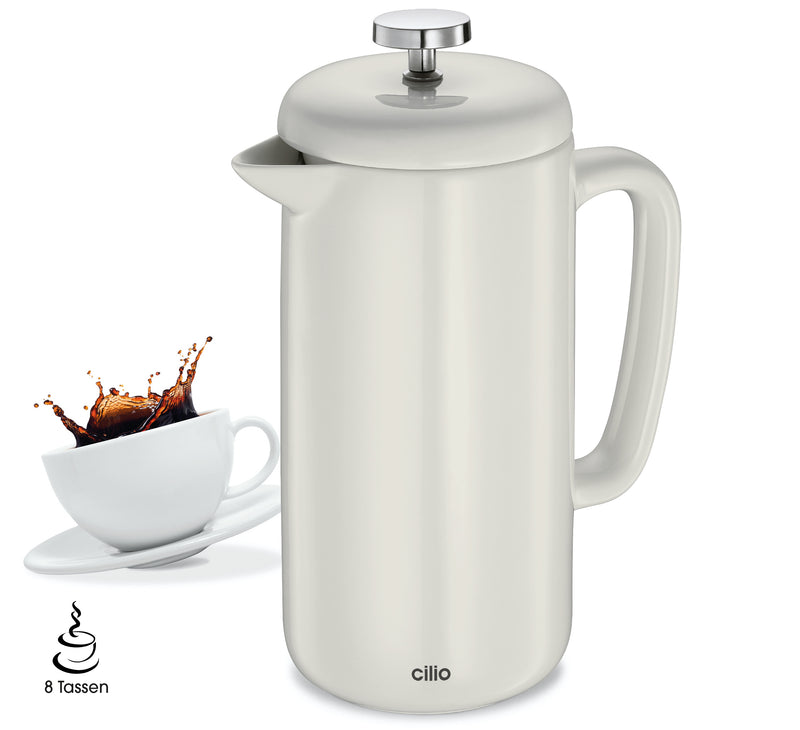 Cilio Bianca Coffee Press 8-Cup