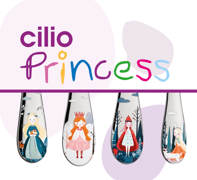 Cilio Children's Cutlery Set Princess 4-piece