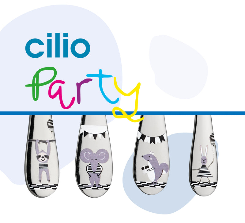 Cilio Children's Cutlery Set Party 4-piece