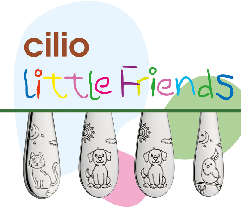 Cilio Children's Cutlery Set Little Friends 4-piece
