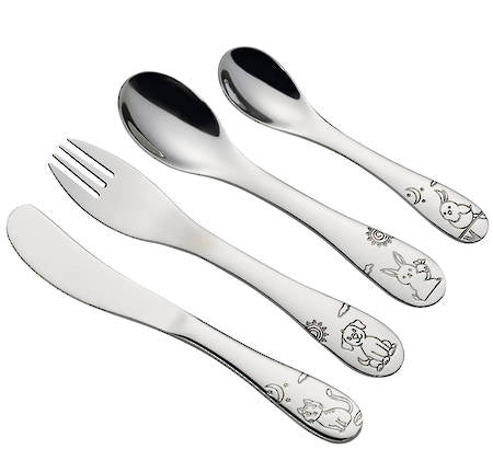 Cilio Children's Cutlery Set Little Friends 4-piece