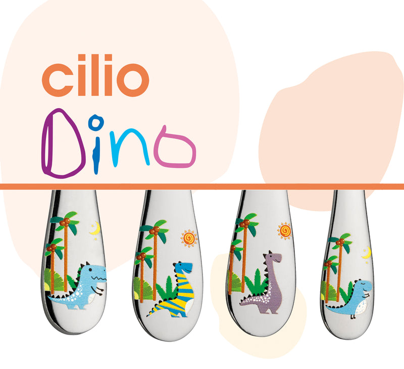 Cilio Children's Cutlery Set Dino 4-piece