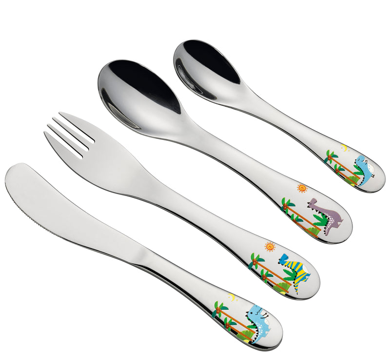 Cilio Children's Cutlery Set Dino 4-piece