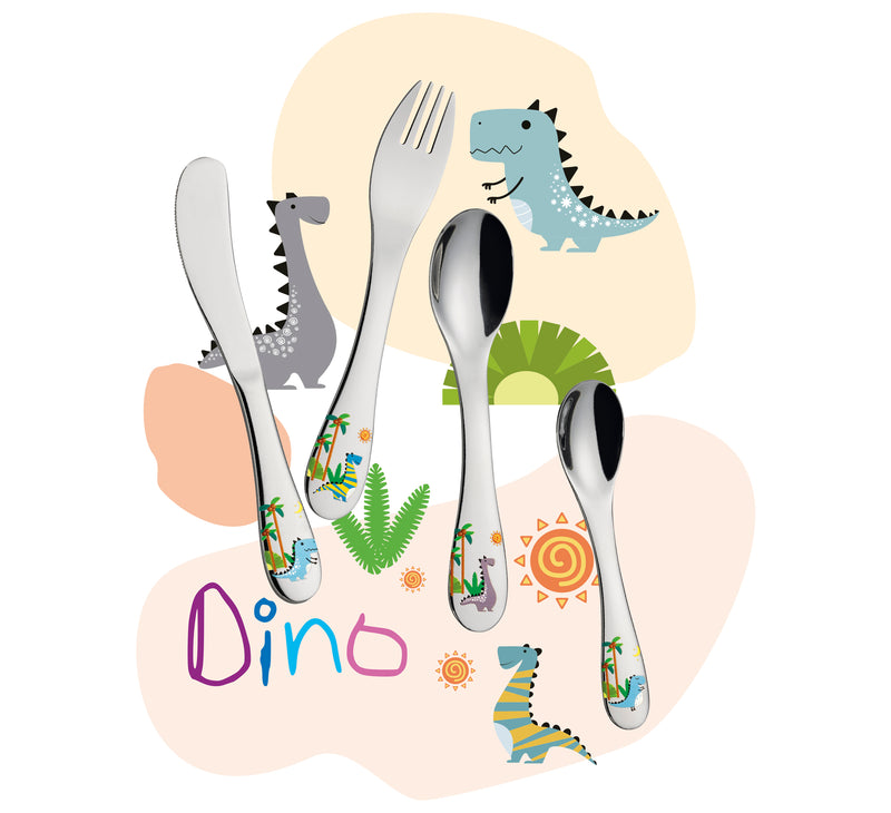 Cilio Children's Cutlery Set Dino 4-piece