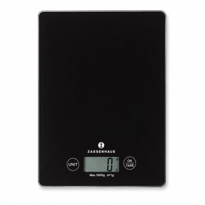 Zassenhaus Balance Digital Kitchen Scales Black