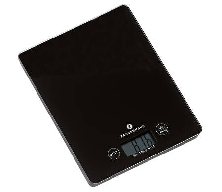 Zassenhaus Balance Digital Kitchen Scales Black