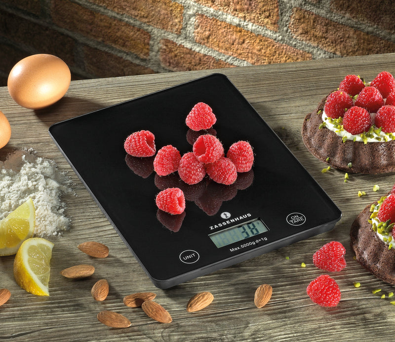 Zassenhaus Balance Digital Kitchen Scales Black