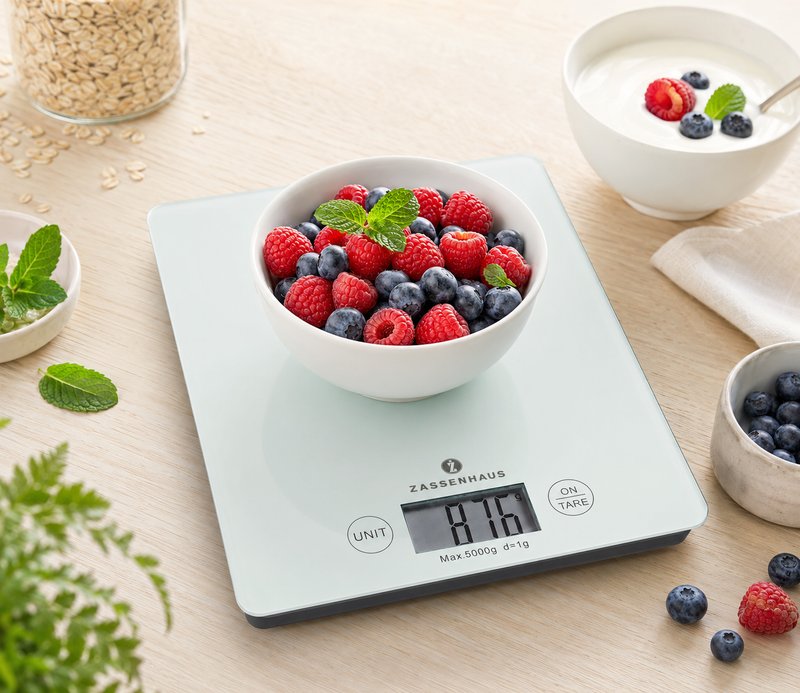 Zassenhaus Balance Digital Kitchen Scales White