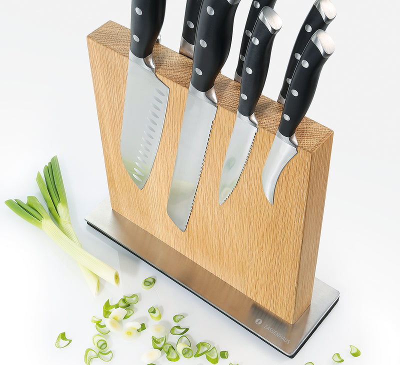 Zassenhaus Magnetic Knife Block - Oak