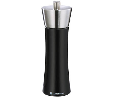 Zassenhaus Augsburg Pepper Mill Black/SS 18cm