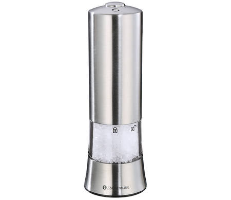 Zassenhaus Gera Salt Mill Electric Stainless Steel 18cm
