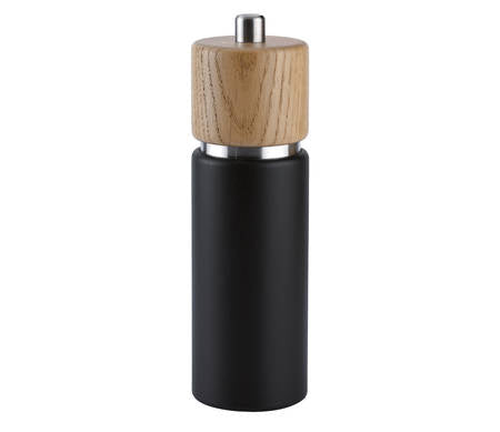 Zassenhaus Hannover Salt Mill Cast Iron Black/Oak 18cm