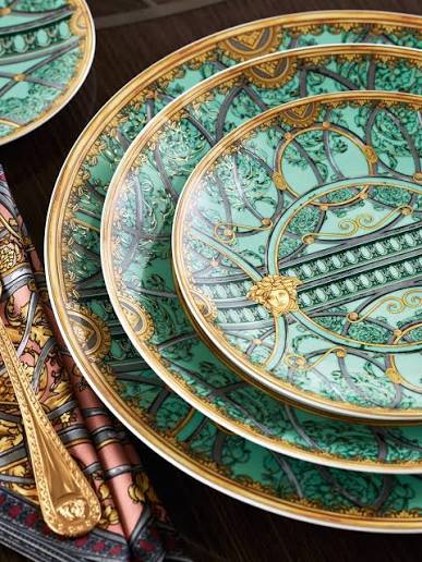 Versace La Scala del Palazzo Verde Service Plate 33cm