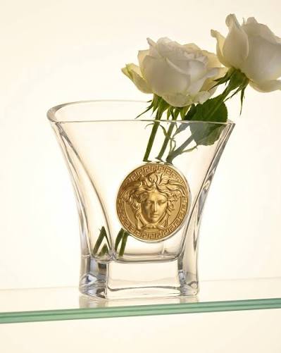 Versace Madness Clear Vase 18cm