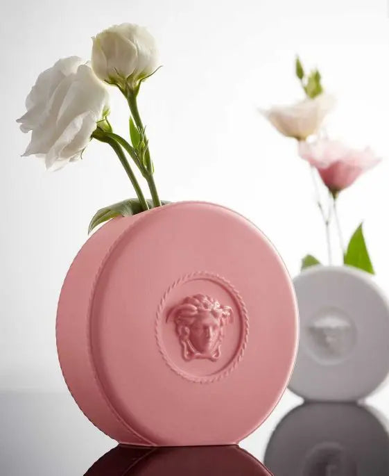 Versace La Medusa Mini Pink Vase Round 10cm
