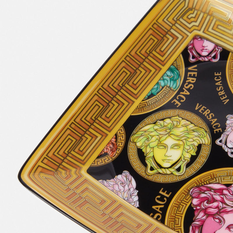 Versace Medusa Amplified Multicolour Square Dish 12cm