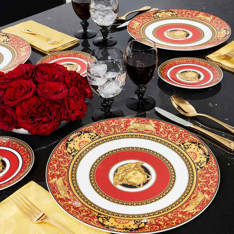 Versace Medusa Red Plate 10cm