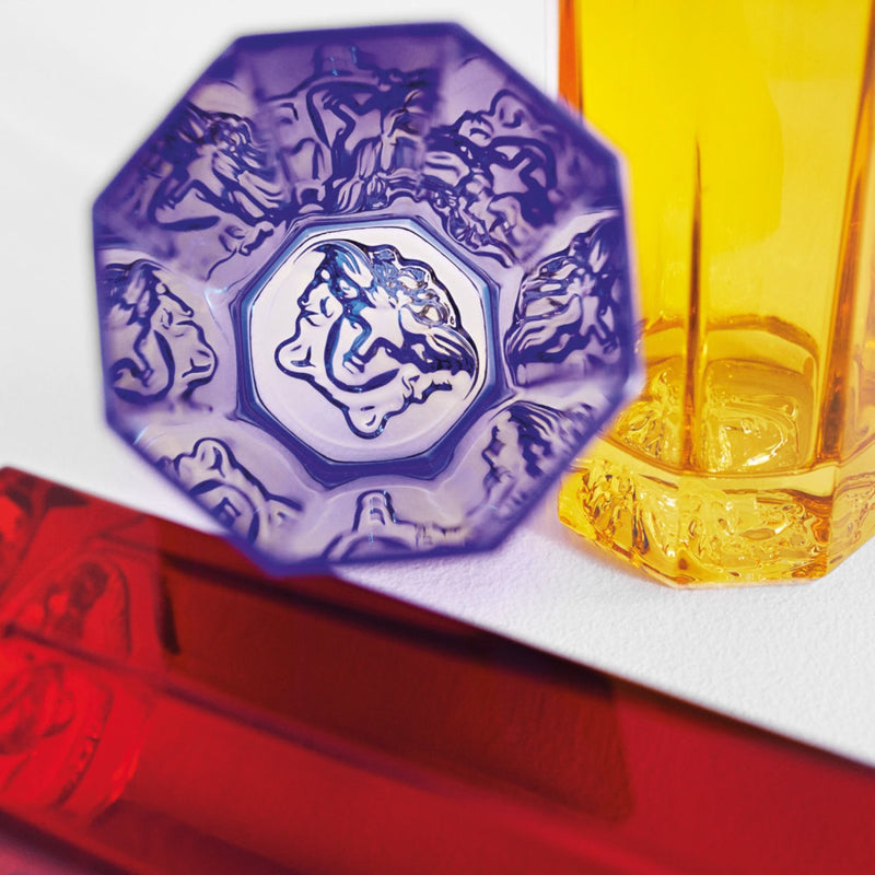 Versace Medusa Lumiere Rhapsody Blue Whiskey Glasses Set 2-piece