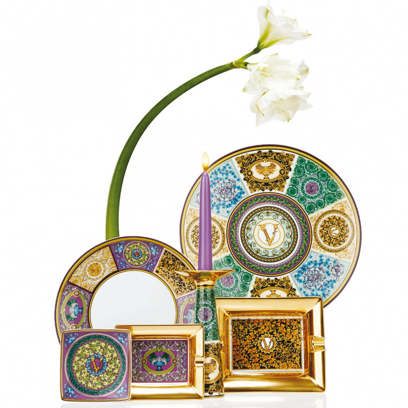 Versace Barocco Mosaic Square Dish 12cm