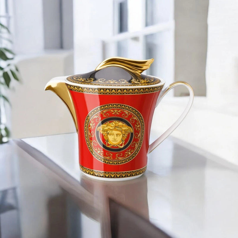 Versace Medusa Red Teapot