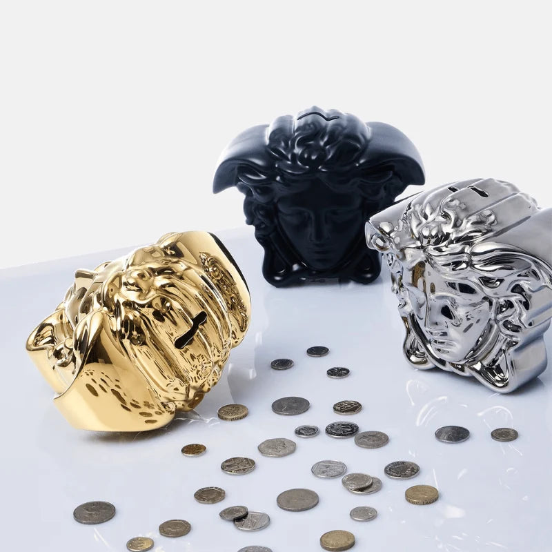 Versace Medusa Break the Bank Moneybox Gold