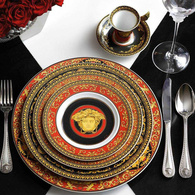 Versace Medusa Red Bread & Butter Plate 18cm