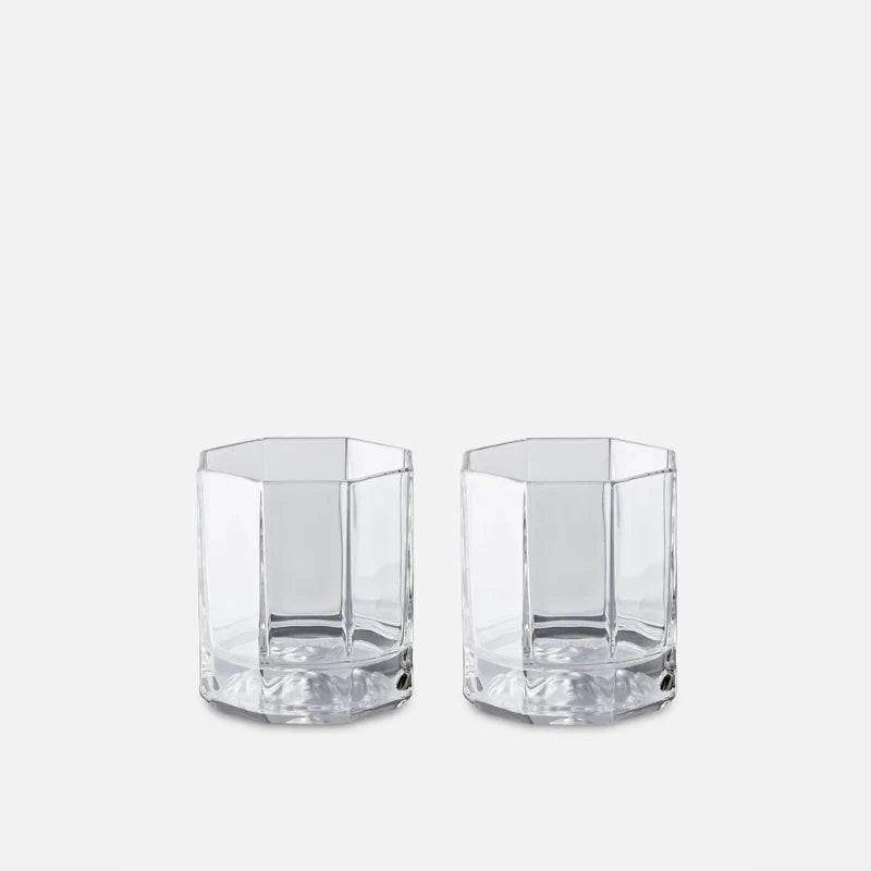Versace Medusa Lumiere Whiskey Glasses Pair