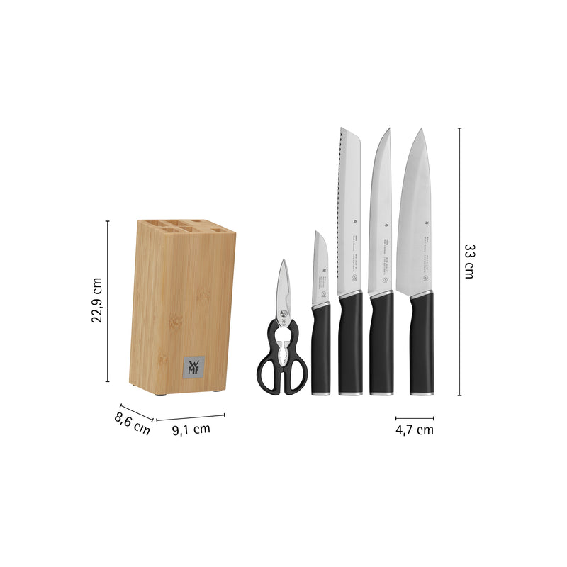 WMF Kineo Knife Block Set 6-piece