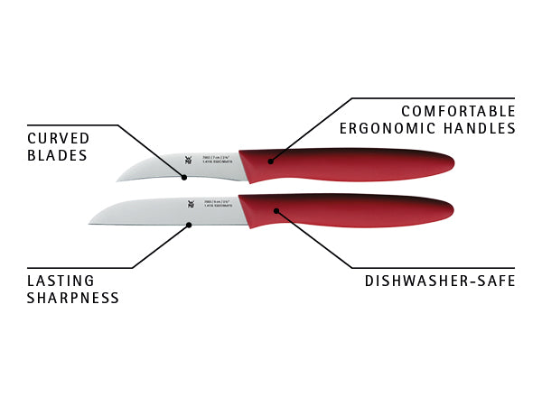 WMF Vegetable Knife Red 9cm